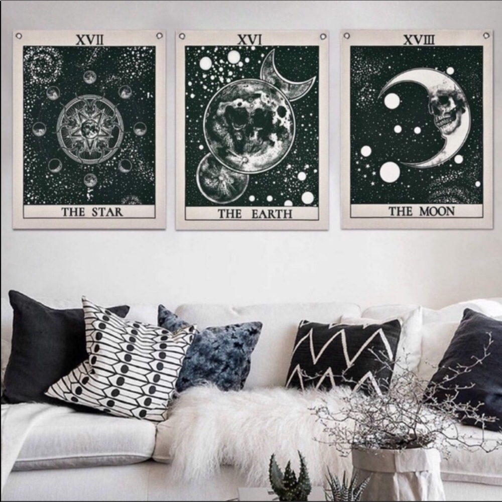 3 Medieval Europe Tapestries BOHO Room Decor New